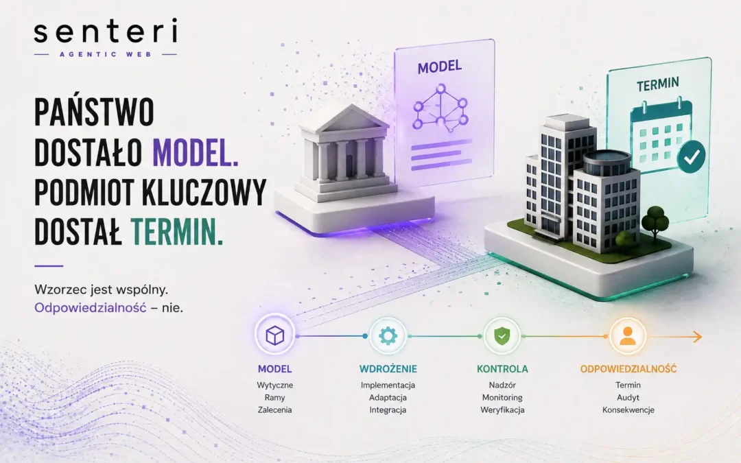 Państwo dostało model. Podmiot kluczowy dostał termin.