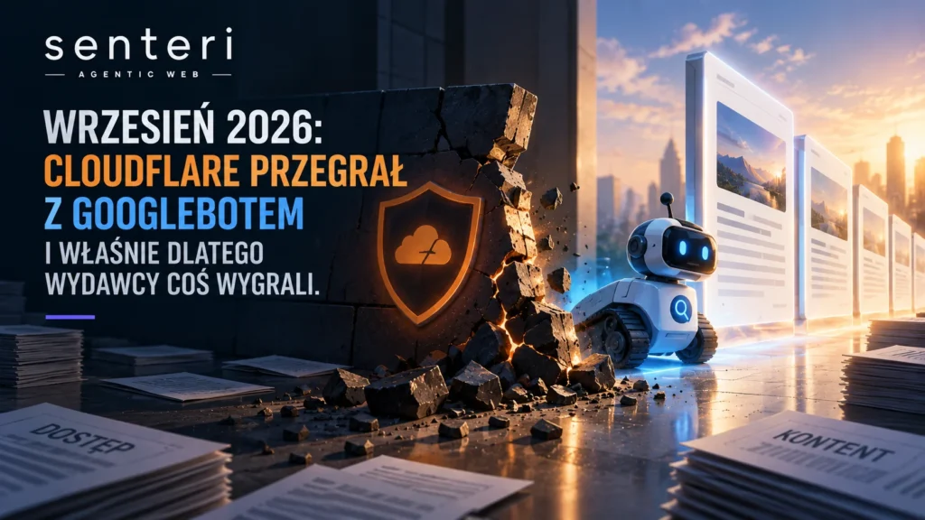 Wrzesień 2026: Cloudflare przegrał z Googlebotem i właśnie dlatego wydawcy coś wygrali Wrzesień 2026: Cloudflare przegrał z Googlebotem i właśnie dlatego wydawcy coś wygrali