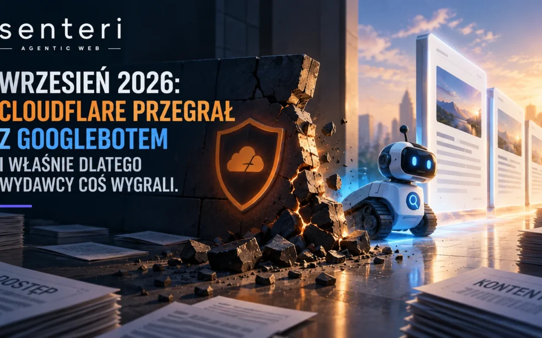 Wrzesień 2026: Cloudflare przegrał z Googlebotem i właśnie dlatego wydawcy coś wygrali